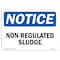 Signmission OSHA Notice, 5" Height, Non-Regulated Sludge Sign, 7" X 5", Landscape OS-NS-D-57-L-15112 - alternate 1